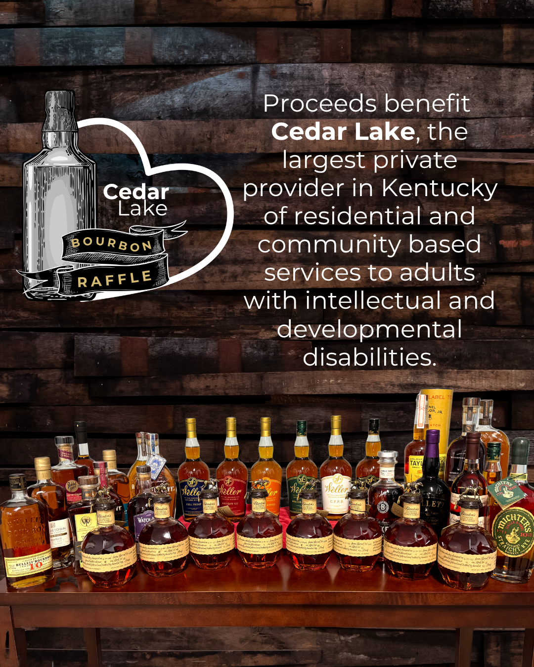 Cedar Lake Bourbon Raffle